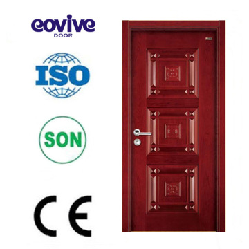 Мастер дизайн и конкурентоспособные цены CE деревянный интерьер шпон двери кожи